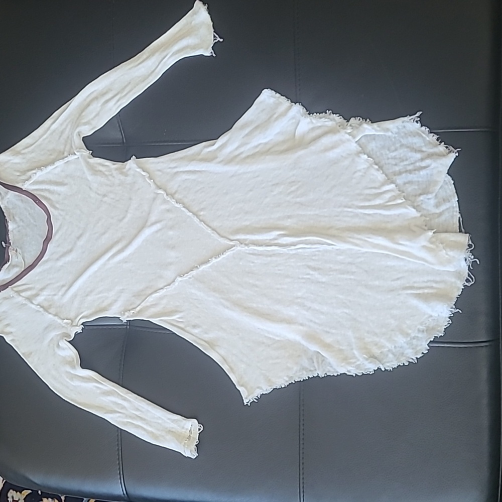 Free people rayon spandex white dress